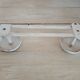Metal wall coat holder
