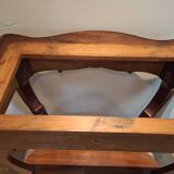 Console Napoleon III mahogany, pink marble top