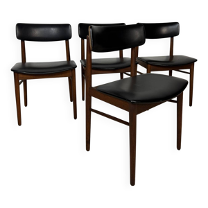 4 chaises scandinaves