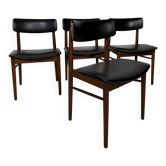 4 vintage Scandinavian chairs attributed to SAX – 1960s