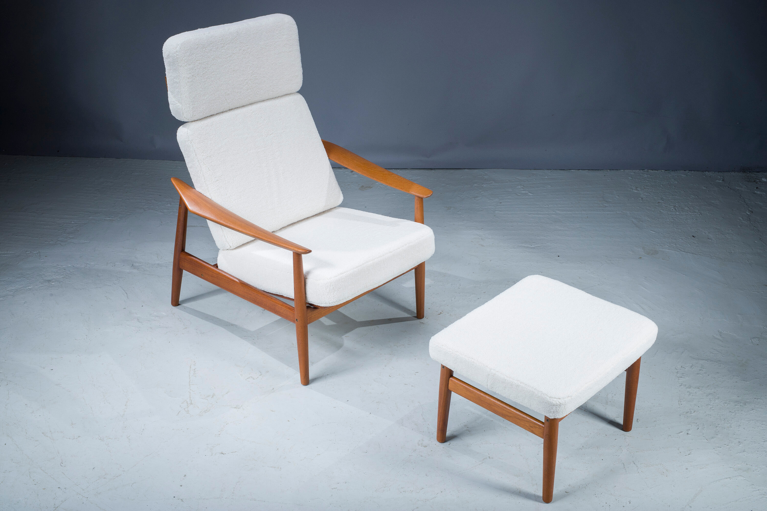 Armchair and ottoman by Arne Vodder for France & Søn