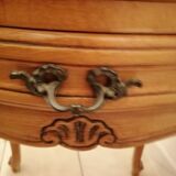 Pair of old wooden bedsides