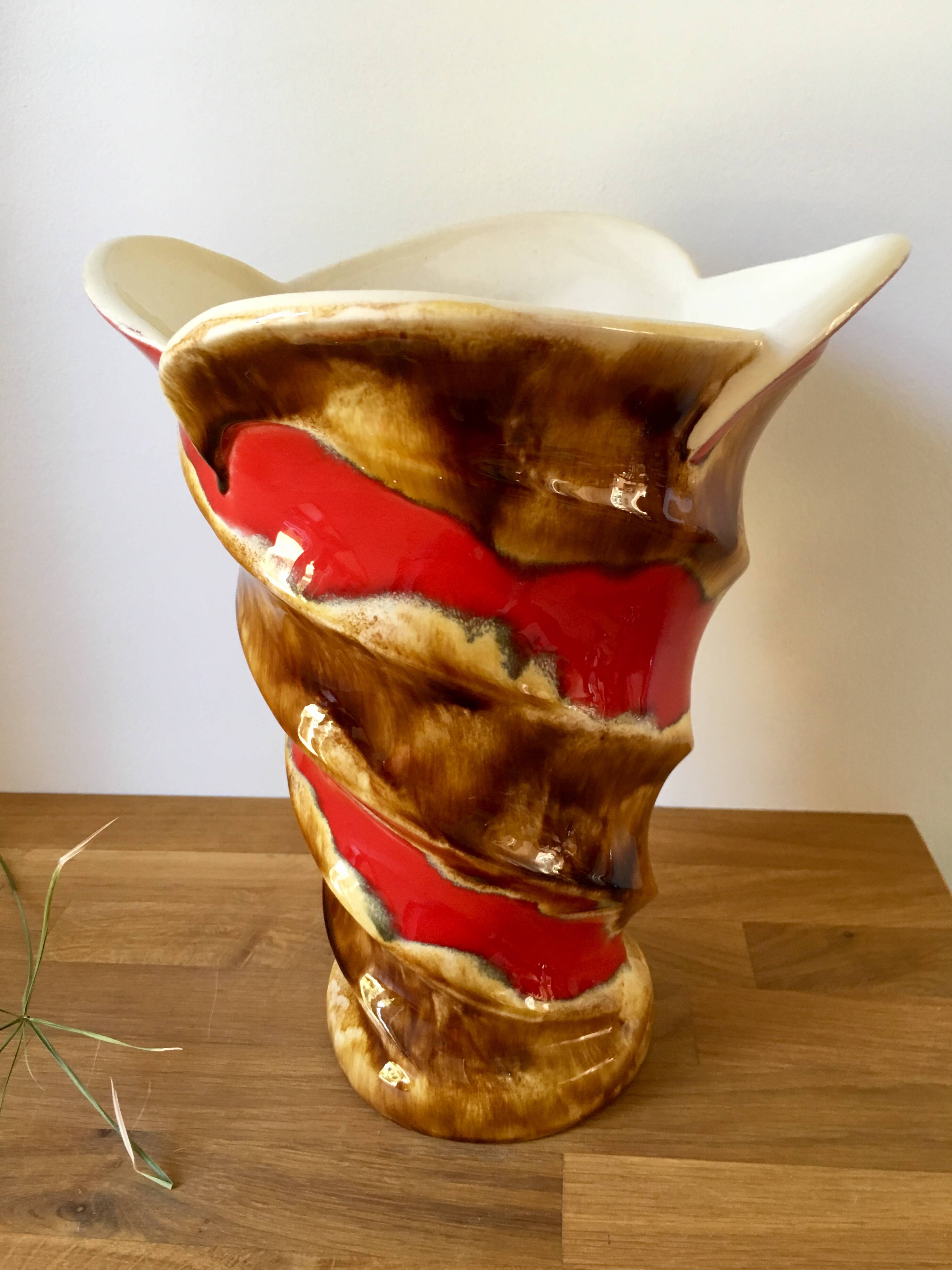 Large Glazed Ceramic VASE BAUDIN