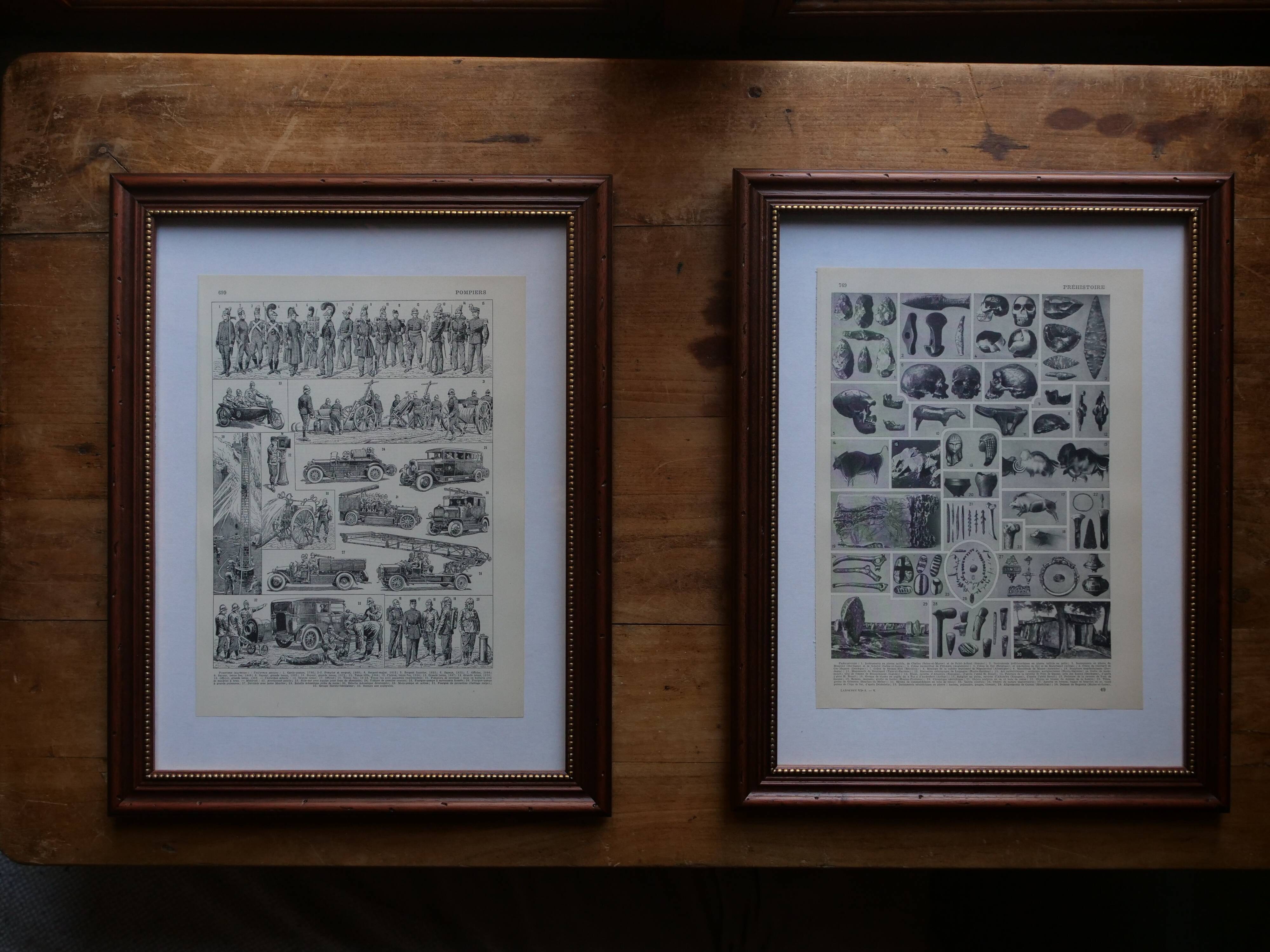 Original lithograph on fruits