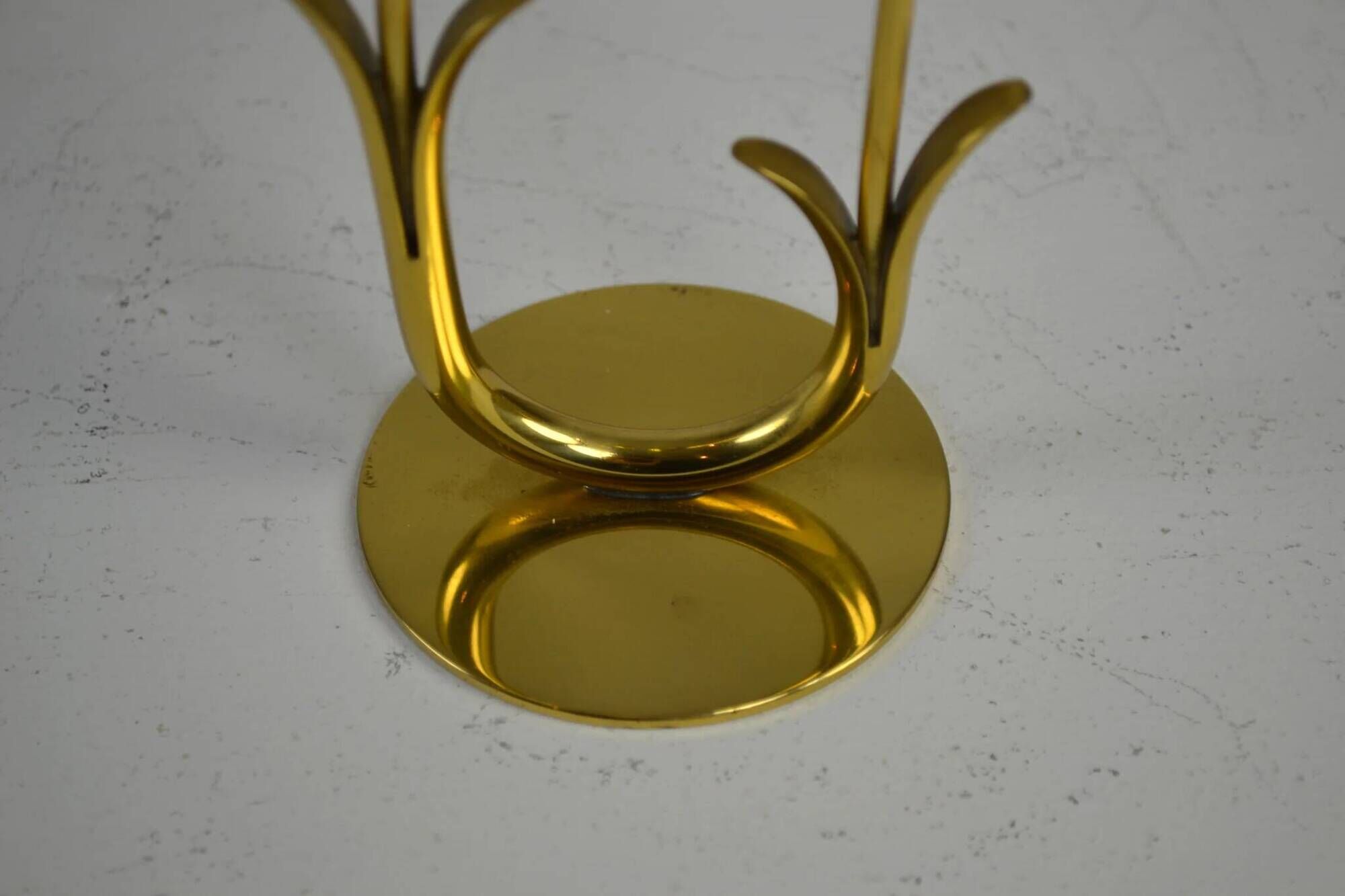 Tulip shaped Candle holder by Gunnar Ander for Ystad-Metall, Sweden, 1950s/1960s
