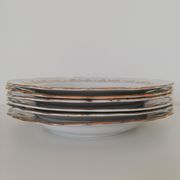 Lot vintage porcelain plates by Digoin Fragonard