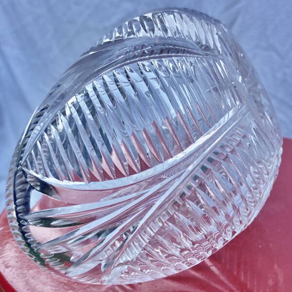 Corbeille coupe art déco en Cristal de Baccarat