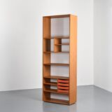 Wooden library by Pierre Guariche for Negroni, La Plagne, 1960s