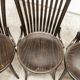 Set of 6 chairs Bistrot Baumann ref 22 curved wood