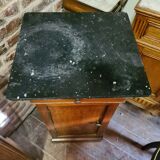 Louis Philippe oak bedside
