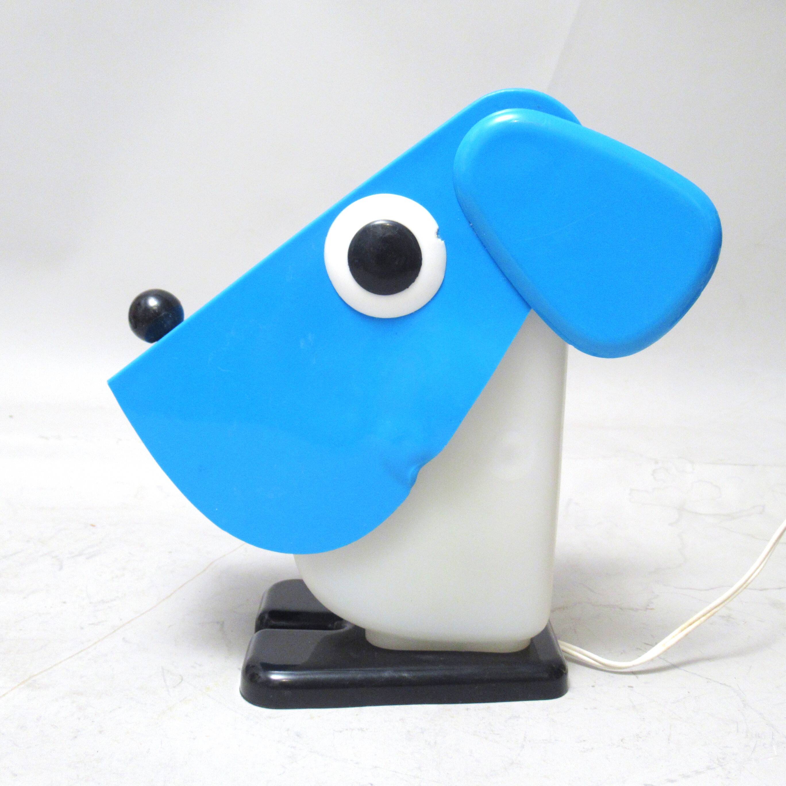Rufus dog lamp Fernando Cassetta Tacman Italy 1970