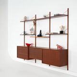 Teak shelving unit, Danish design, 1960s, designer: Poul Cadovius