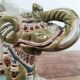 Ceramic elephant, green