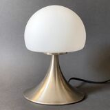 Vintage glass tip-touch mushroom table lamp / bed lamp
