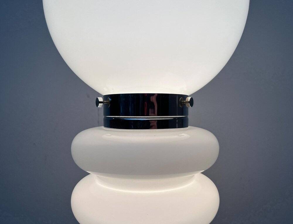 Space age glass table lamp from the mid-century by Carlo Nason for JBS, 1960s.
