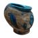 Vase en faïence émaillée bleu