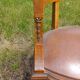 Rosewood and bronze office chair