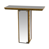 Vintage Deknudt Mirror Console with Hidden Cabinet, Belgium, 1970s