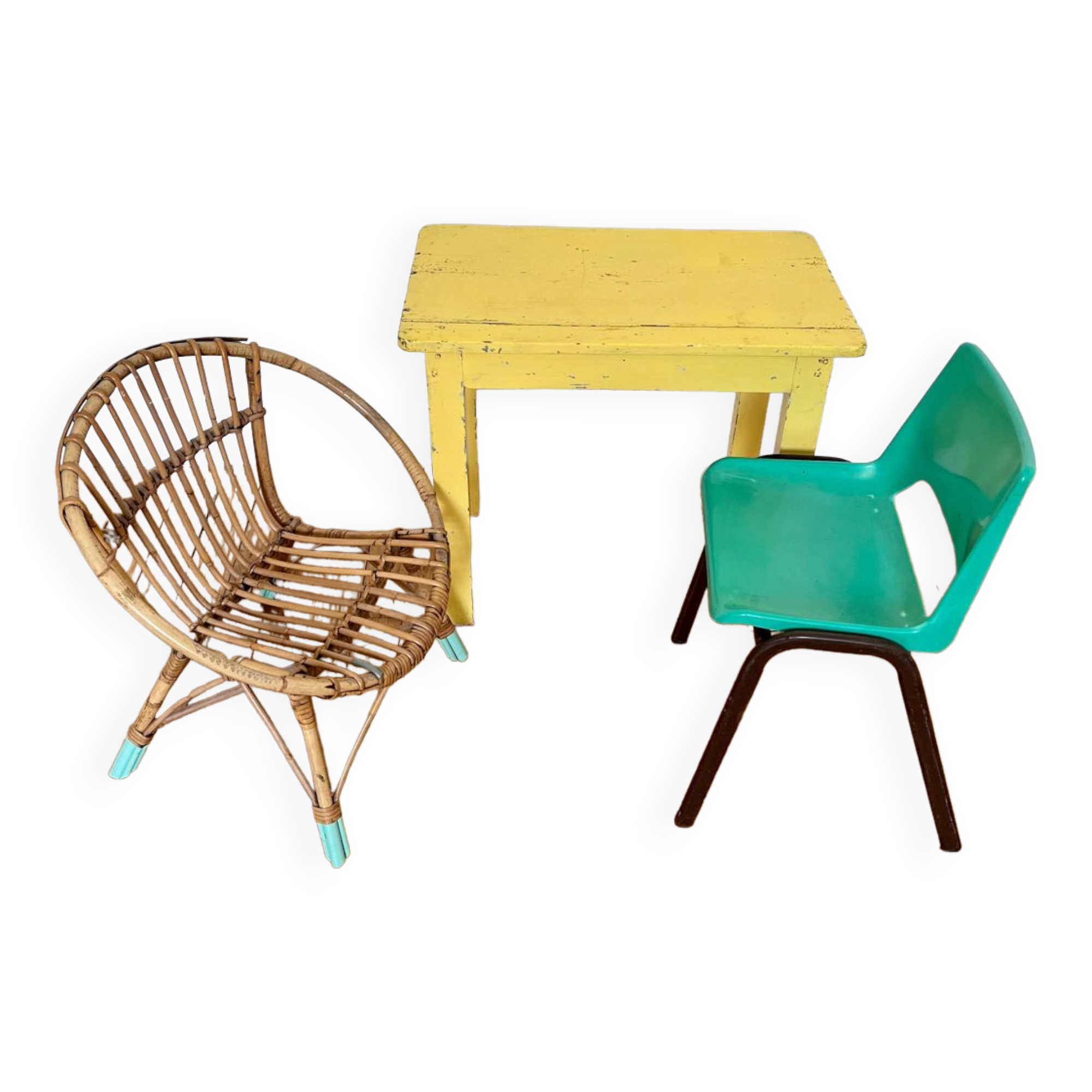 Children's desk and armchair set