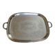 Rectangular silver-plated tray Saint-Hilaire