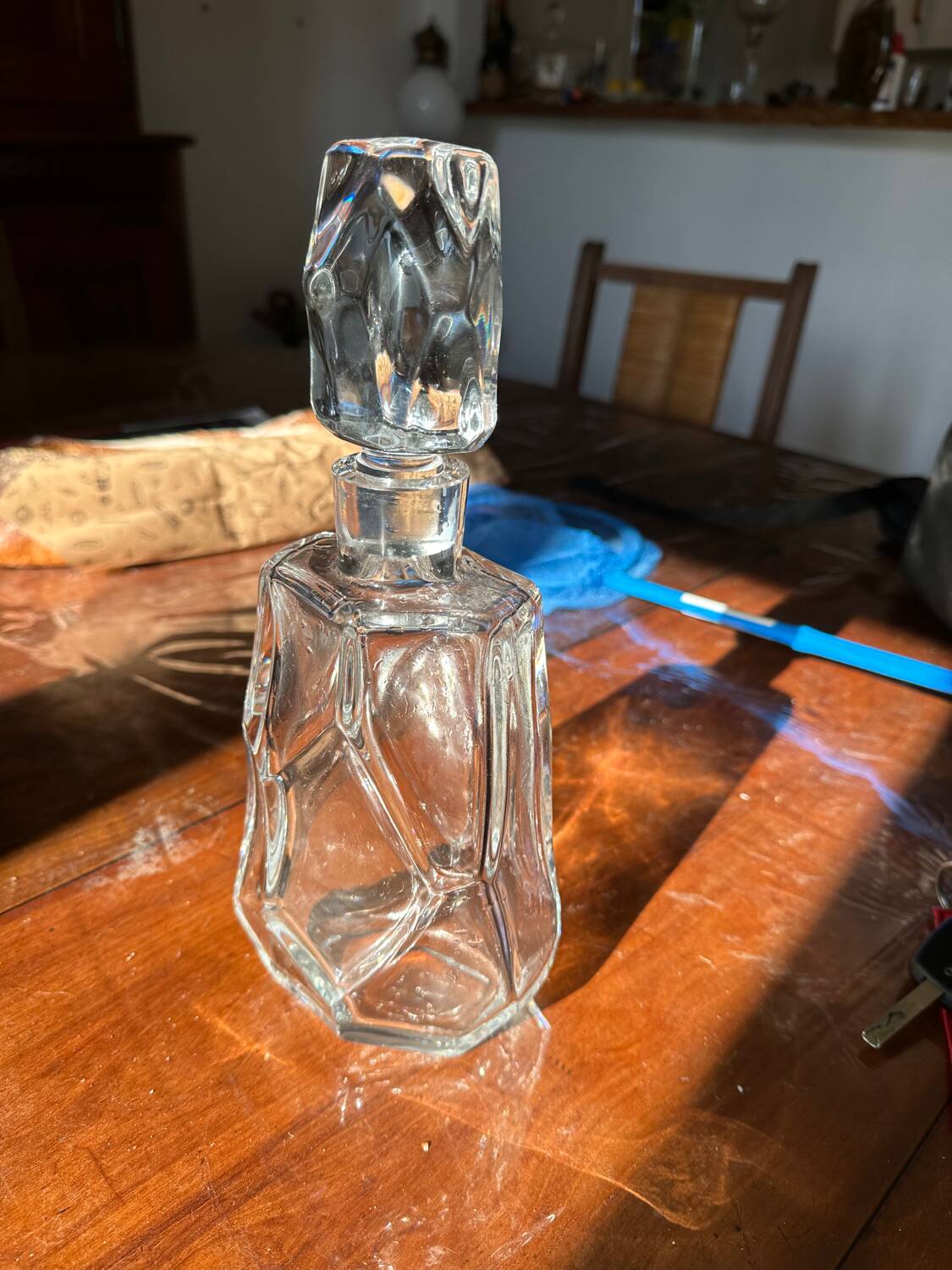 Carafe à alcool en cristal de Sèvres