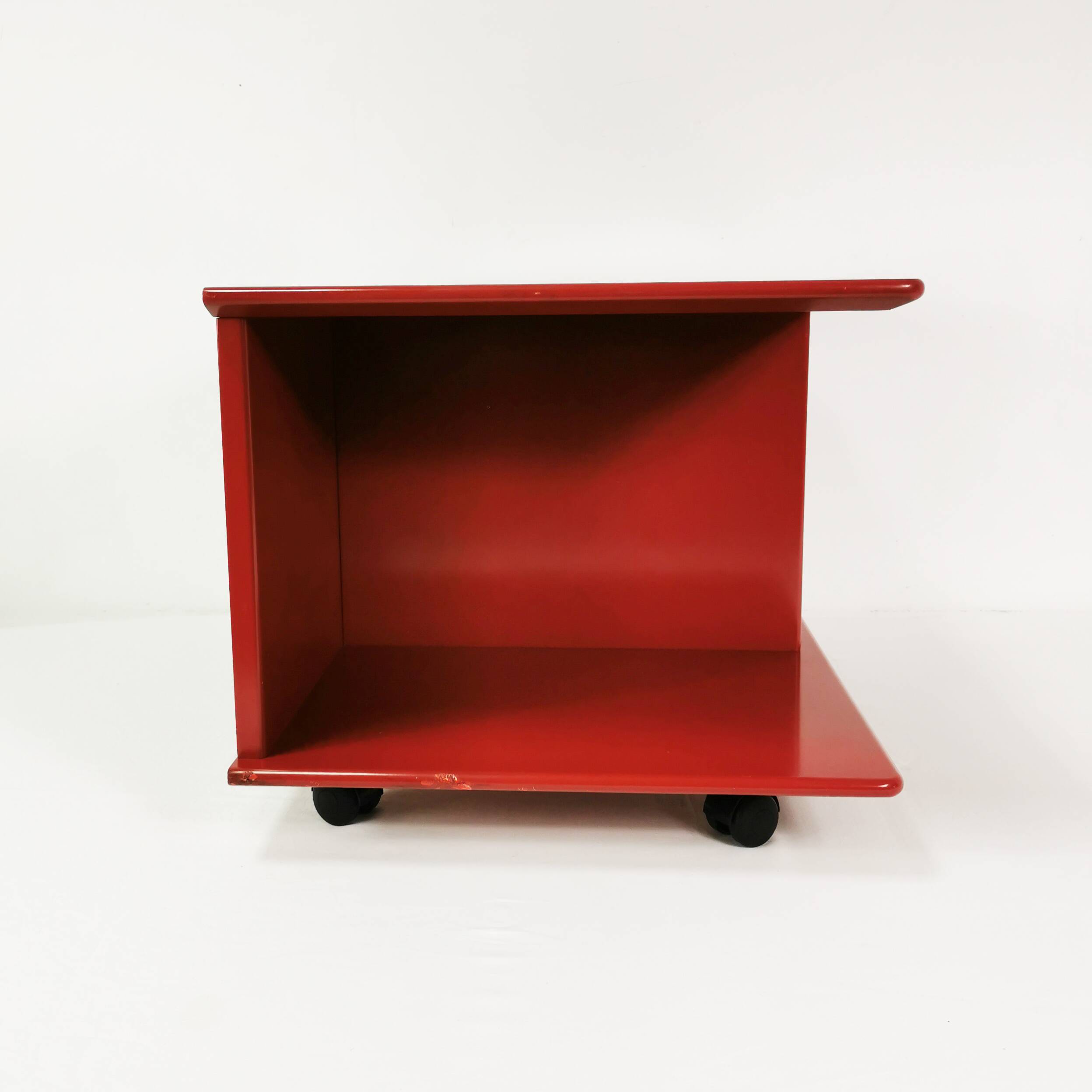 Modernist wall table-cabinet, mutaro, interlubke, germany, 1970s.