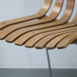 1980s Set of Six Scandinavian Teak Dining Chairs