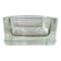 Glass slab, ashtray, pocket emptier, signed LUMAX, 1940s 50s.