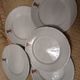 Lot 5 plates Château de Brazais porcelain of Limoges vintage