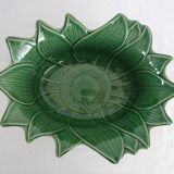 Ceramic hollow dish, sunflower model, vintage Appolia brand
