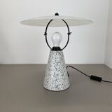 Rare Postmodern Terrazzo Table Lamp 'EON' in Memphis Style by IKEA, Sweden 1990s