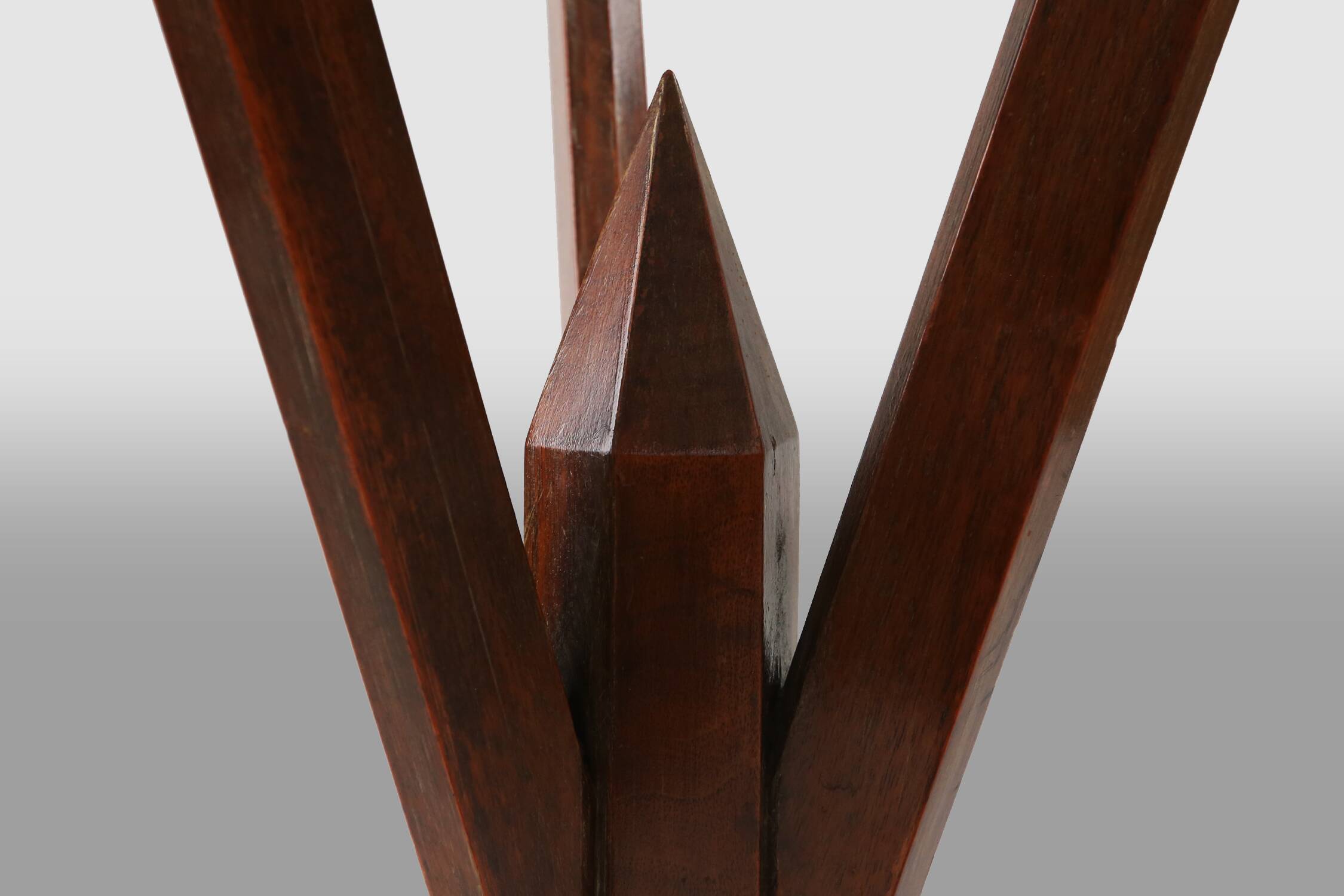Elegant French Art Deco console in wood from the 1930s