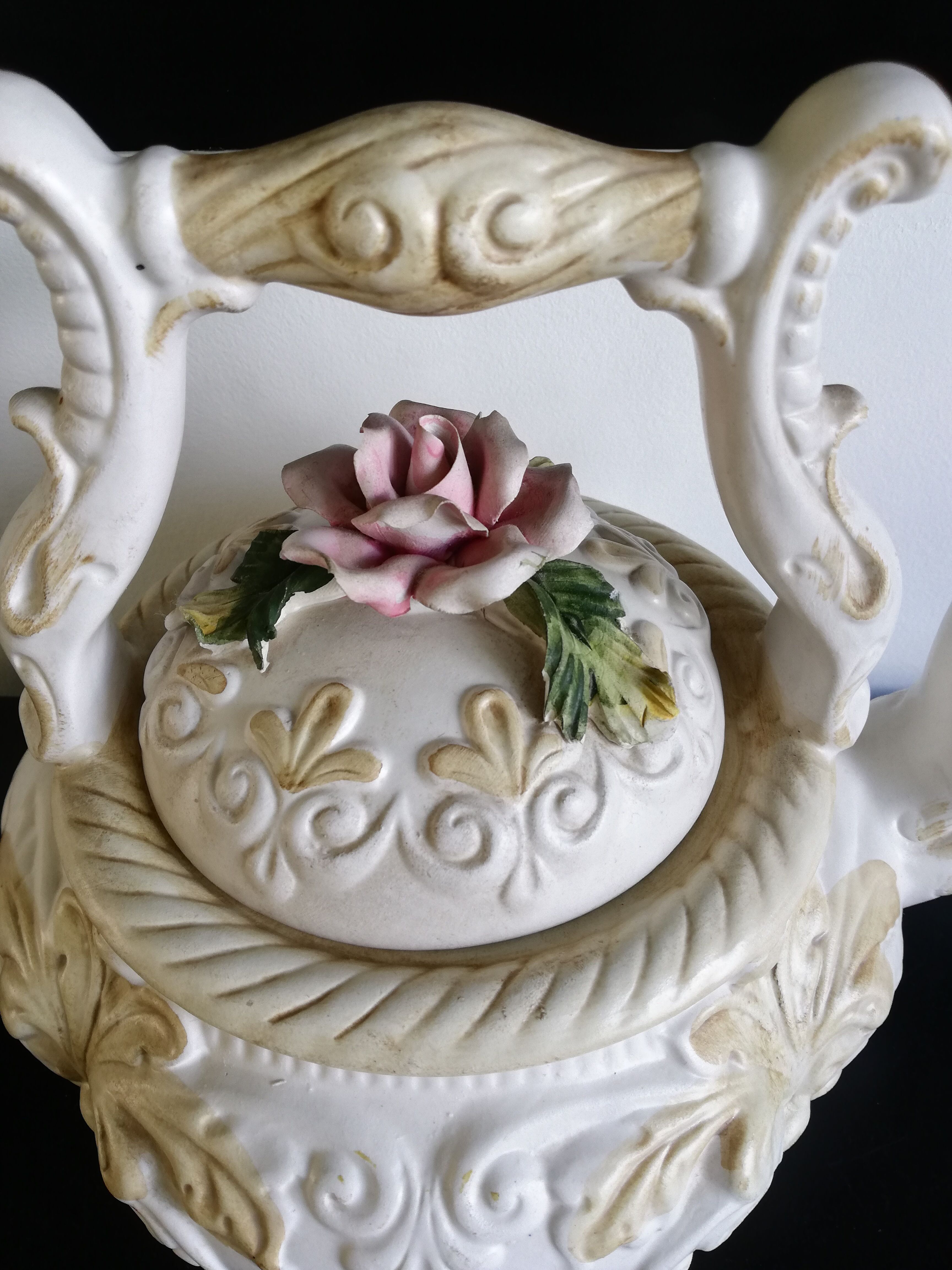 Old ceramic teapot Italy