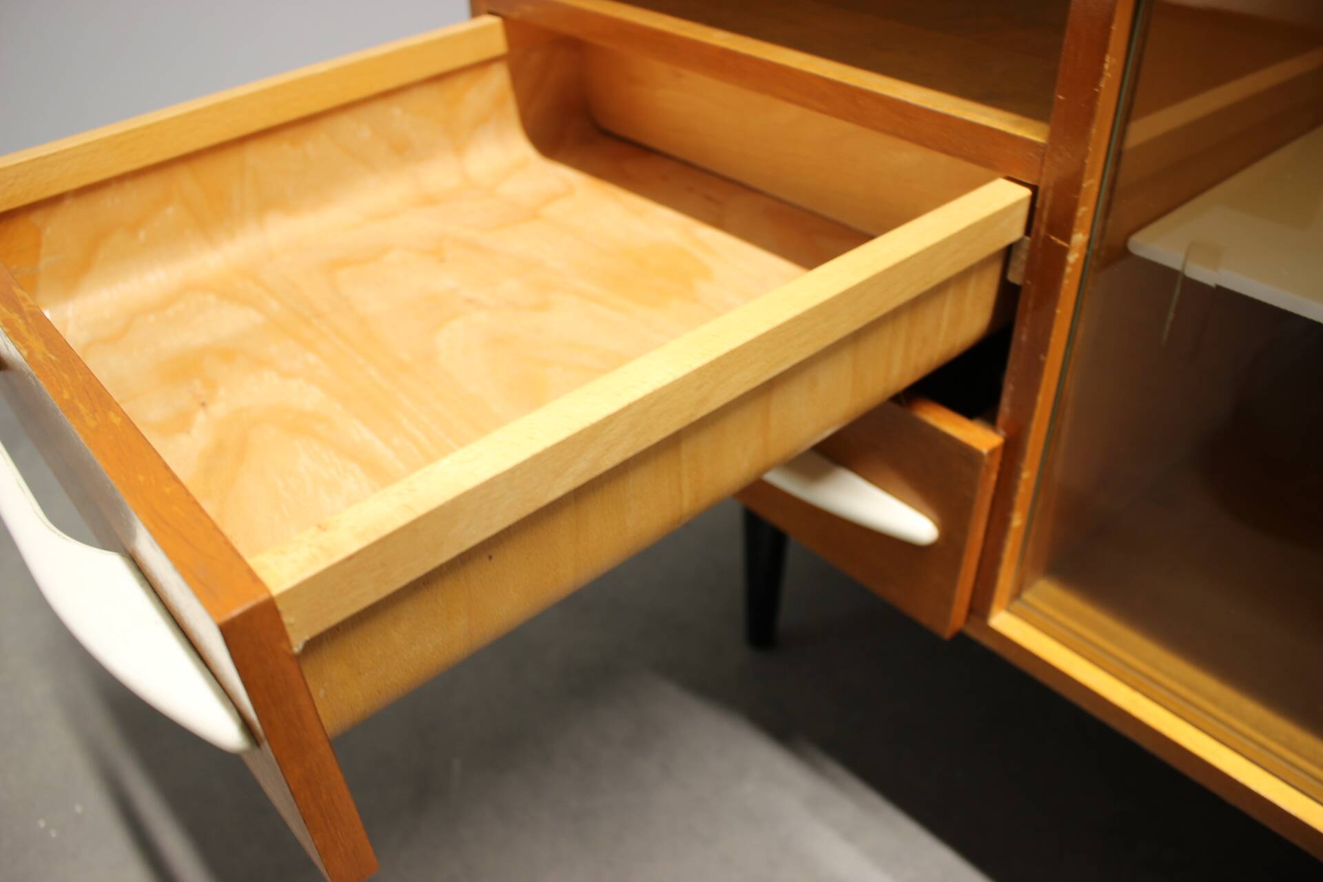 Modular desk and mid-century storage unit by Mojmír Požár, UP Závody, 1960s