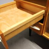 Modular desk and mid-century storage unit by Mojmír Požár, UP Závody, 1960s