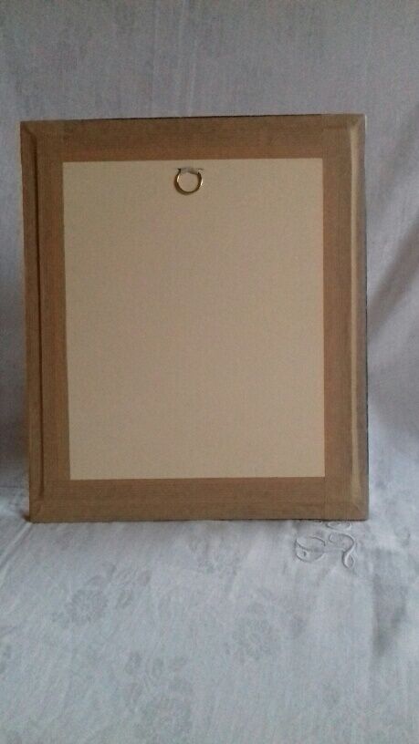 Ancient watercolour painting "3 blossoming roses"