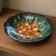 Large pedestal bowl Longwy "Jasper" – Ø 36 cm – Very good condition