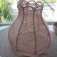 Braided pink cotton lampshade