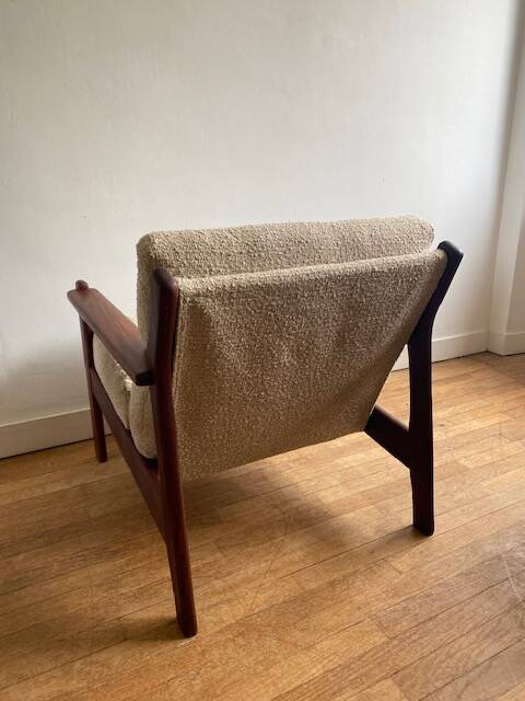 Scandinavian vintage teak armchair