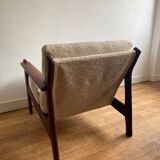 Scandinavian vintage teak armchair