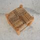Vintage Berber wooden and straw set