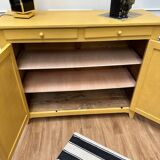 Honey yellow vintage Parisian sideboard