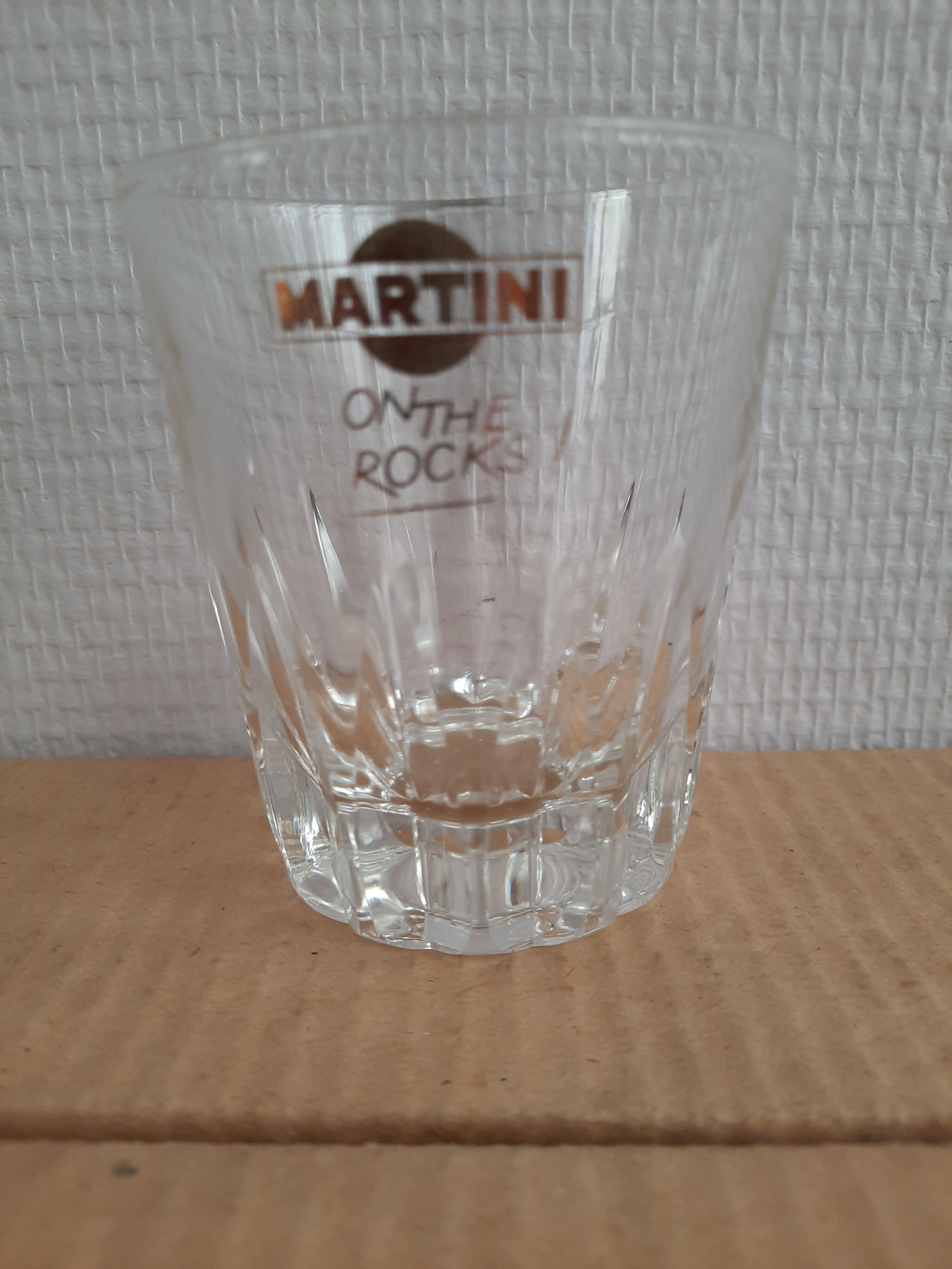 Série de 6 verres Martini on the rocks années 70
