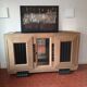 Enfilade 3 doors sandblasted oak and blackened oak year 40