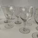 14 antique stemmed glasses