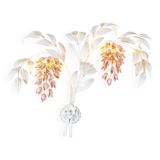 Monumental ‘Wisteria’ sconce by Hans Kögl