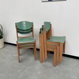 6 community chairs from the 80s