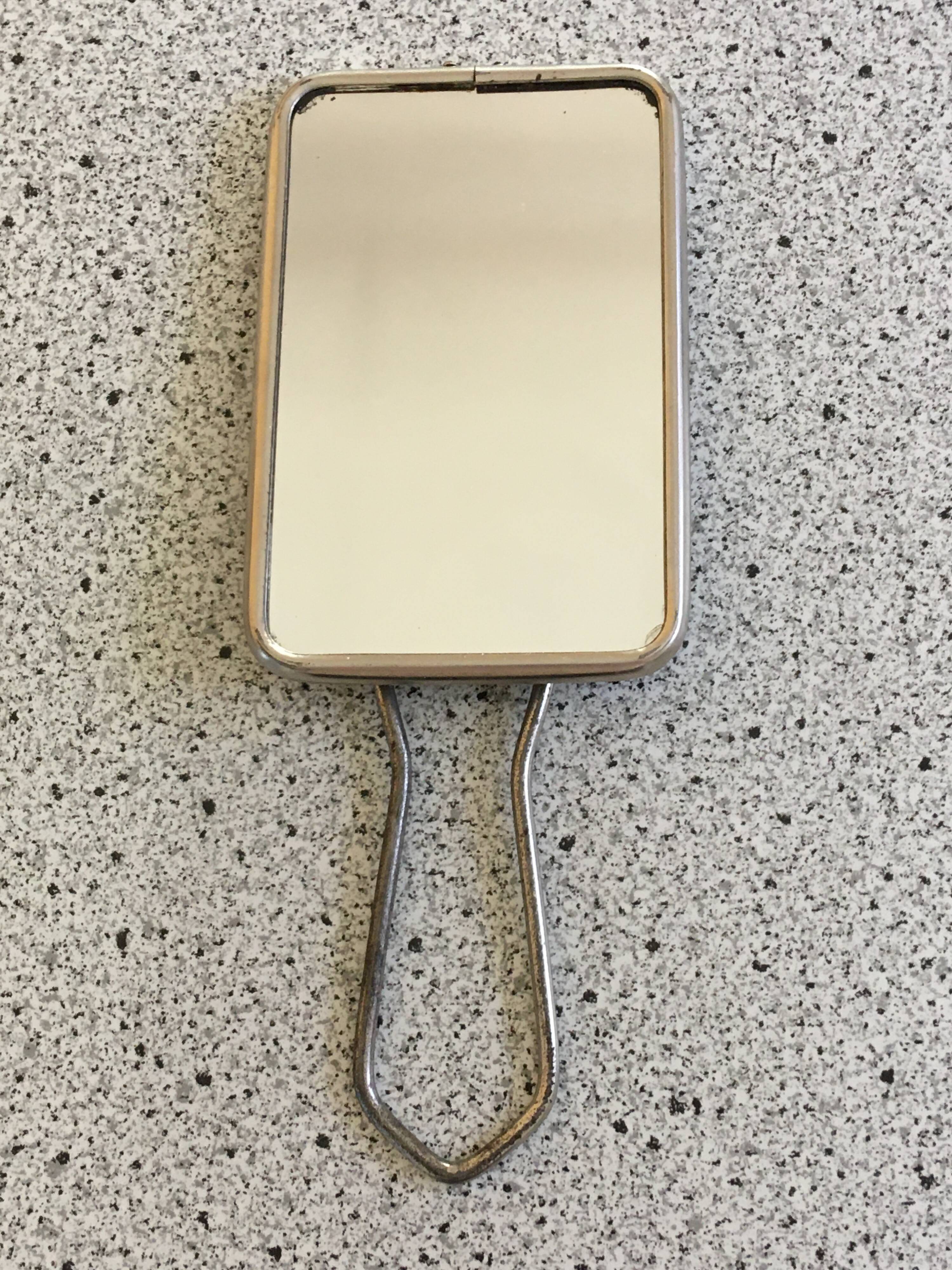 Barber mirror to place or hang