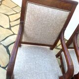 Paire de fauteuils d’époque directoire en acajou