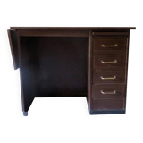 Small mertal desk with extension flap by Roneo, France 1920s